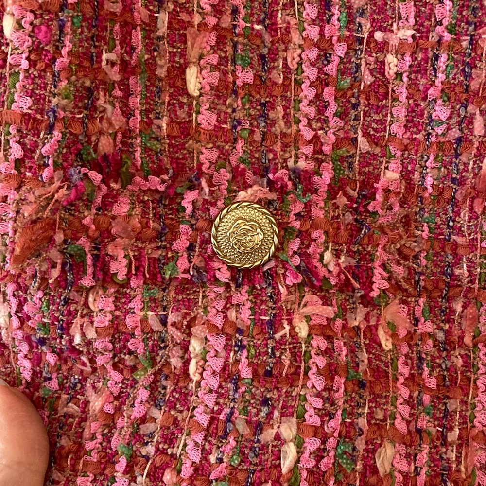 Vita Grace Boucle Style Pink Blazer - Picture 5 of 11